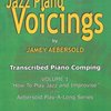 Jazz Piano Voicings from How to Play Jazz and Improvise by Jamey Aebersold