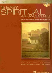 15 EASY SPIRITUAL ARRANGEMENTS + Audio Online high voice