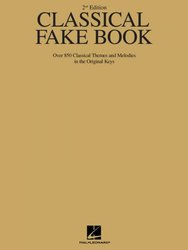 CLASSICAL FAKE BOOK (2nd Edition) - Over 850 Classical Themes and Melodies - melodie/akord