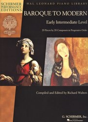 Baroque to Modern: Early Intermediate Level / snadné skladby pro klavír