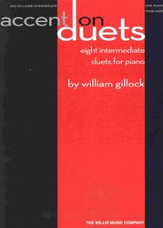 ACCENT ON DUETS by William Gillock / 1 klavír 4 ruce