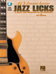 101 Must Know Jazz Licks by Wolf Marshall + Audio Online / kytara + tabulatura