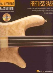 FRETLESS BASS + Audio Online (Hal Leonard Bass Method) / basová kytara + tabulatura