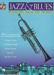 JAZZ &amp; BLUES - PLAY ALONG + Audio Online / trumpeta