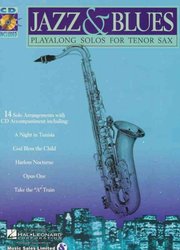 JAZZ &amp; BLUES - PLAY ALONG + CD / tenorový saxofon