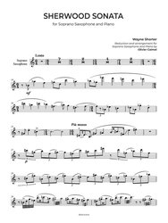 Wayne Shorter: Sherwood Sonata / sopránový saxofon a klavír