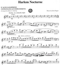 Harlem Nocturne / altový saxofon a klavír