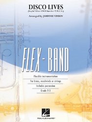 Hal Leonard Corporation FLEX-BAND - DISCO LIVES (grade 2-3) / partitura + party