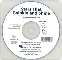 Stars That Twinkle and Shine - VoiceTrax CD - hudební doprovod