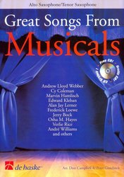 Great Songs from Musicals + CD // alto / tenor saxofon