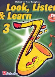 LOOK, LISTEN &amp; LEARN 3 + CD / škola hry na tenorový saxofon