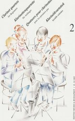 CLARINET QUARTETS FOR BEGINNERS vol.2 / kvarteta pro klarinet