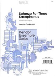 Scherzo For Three Saxophones -  alto sax trio
