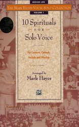 ALFRED PUBLISHING CO.,INC. 10 SPIRITUALS FOR SOLO VOICE + CD   medium low