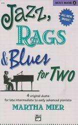 JAZZ, RAGS &amp; BLUES FOR TWO 4 - 1 piano 4 hands / 1 klavír 4 ruce