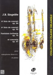 Singelee, J.B.: Solos de concert / tenorový saxofon a klavír