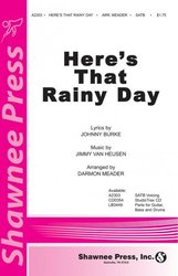 Here&apos;s That Rainy Day / SATB* a klavír/akordy