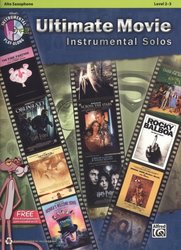 ULTIMATE MOVIE Instrumental Solos +  Audio Online / altový saxofon a klavír (PDF)