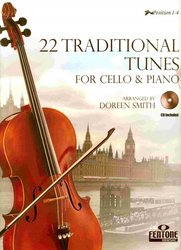 22 Traditional Tunes + CD / violoncello + klavír