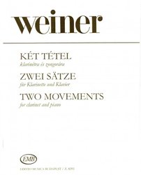 Two Movements by Leo Weiner     klarinet &amp; piano
