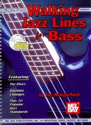 Walking Jazz Lines for Bass + CD