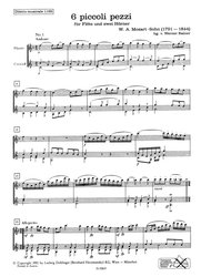 Mozart: 6 piccoli pezzi / příčná flétna a 2 lesní rohy