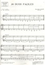 Klosé: La Clarinette 6 - A la portee du jeune clarinettiste / 30 snadných duet pro klarinety