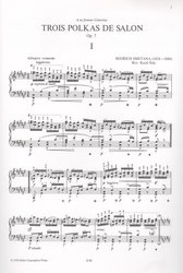 Smetana, Bedřich: Tři salonní polky op. 7 (Fis dur, f moll, E dur) / klavír sólo