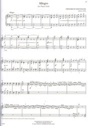 NIETZSCHE, Friedrich: Selected Works for Piano / sólo klavír a klavír na 4 ruce