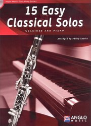 15 Easy Classical Solos + CD / klarinet a klavír