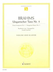 BRAHMS - Maďarský tanec č. 5 (Ungarisher Tanz Nr. 5) / housle a klavír