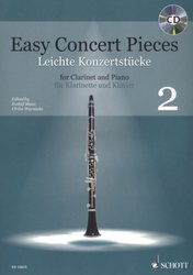 Easy Concert Pieces 2 + CD / snadné koncertní skladby pro klarinet a klavír