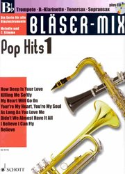 BLASER-MIX: POP HITS 1 + CD - Bb instruments (solos or duets)
