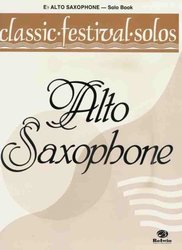 CLASSIC FESTIVAL SOLOS 1 / altový saxofon - sólový sešit