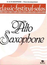 CLASSIC FESTIVAL SOLOS 1 / altový saxofon - klavírní doprovod