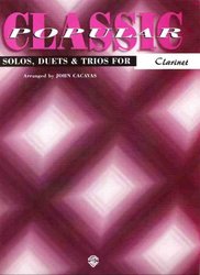 Warner Bros. Publications CLASSIC POP SOLOS  for CLARINET (solos / duets / trios)