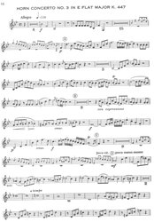 MOZART Concerto No. 2, K.417 &amp; No. 3, K.447 + Audio Online  f horn / lesní roh