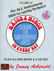 AEBERSOLD PLAY ALONG 24 - MAJOR &amp; MINOR IN EVERY KEY + CD