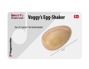 Voggy&apos;s Egg Shaker / vajíčko šejkr dřevěné