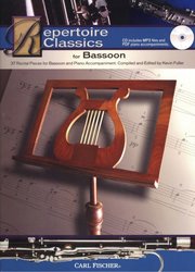 REPERTOIRE CLASSICS for BASSOON + Audio Online / fagot a klavír (PDF)