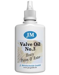 JM Valve Oil 3 - syntetický olej na písty a rotory žesťových nástrojů - Heavy, 50 ml