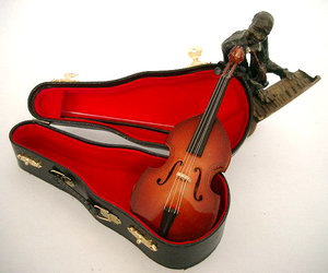 Clarina Music Miniatur doublebass + koffer