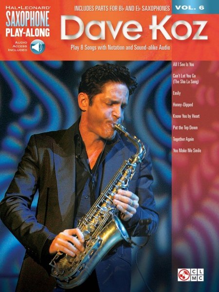 Saxophone Play Along 6 - DAVE KOZ + Audio Online / altový (tenorový) saxofon