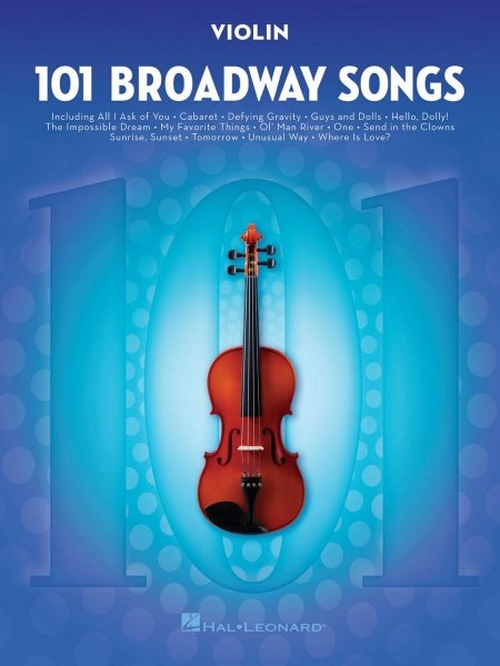101 Broadway Songs for Violin / 101 muzikálových melodií pro housle