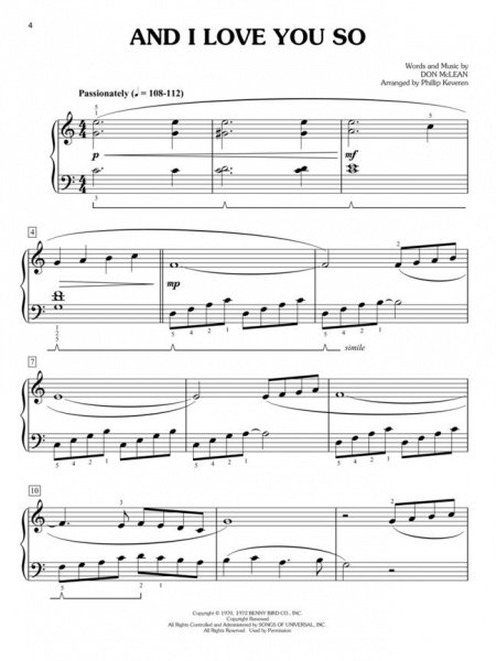 The Most Beautiful Songs for Easy Classical Piano / Nejkrásnější melodie ve snadném aranžmá pro klavír