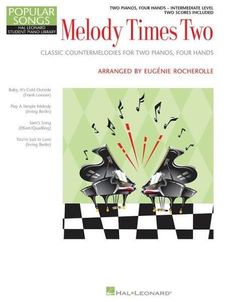 Hal Leonard Corporation MELODY TIMES TWO       2 pianos 4 hands