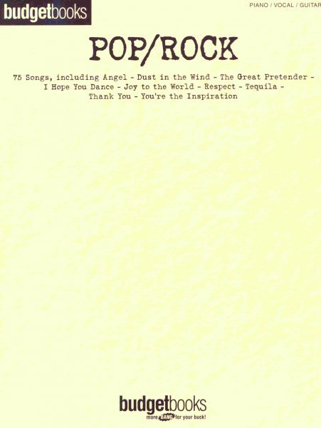 Budgetbooks: Rock And Pop (Easy Piano): Easy Piano Songbook