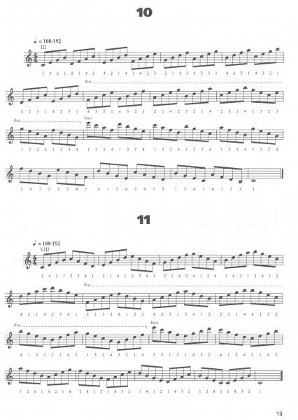 GUITAR HANON by Peter Deneff / etudy pro kytaru