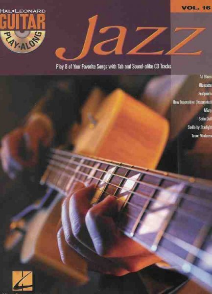 Hal Leonard Corporation Guitar Play Along 16  - JAZZ  +  CD