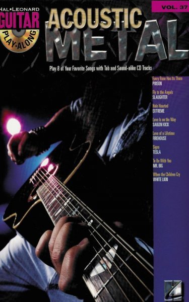 Hal Leonard Corporation Guitar Play Along 37 - ACOUSTIC METAL + CD